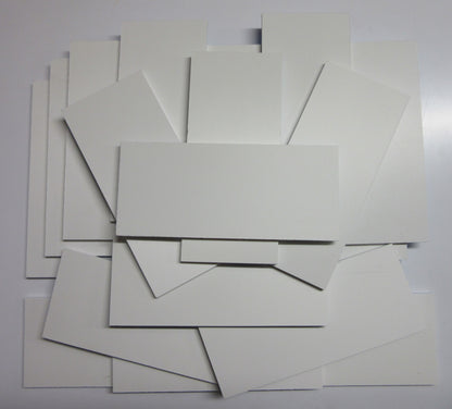 PVC Hartschaumplatten 6mm ca. 1 kg Reste Weiß - Kunststoff Platten