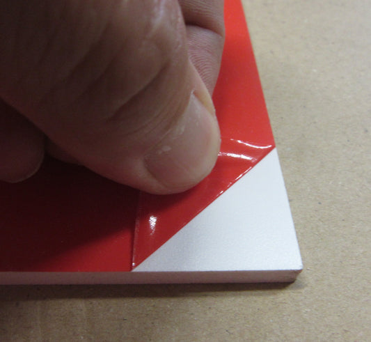PVC Hartschaumplatte 5mm weiß 605 x 450 mm - Simopor S Kunststoff Platte