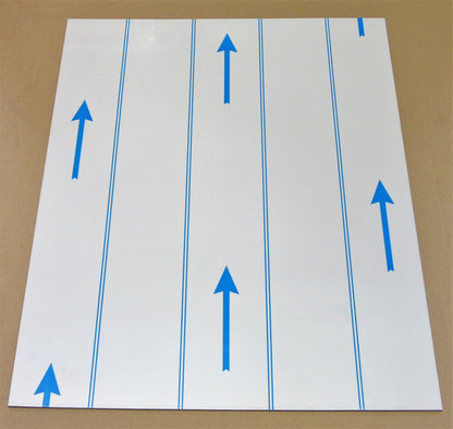 Alu-Verbundplatte 2mm weiß Zuschnitt 620 x 500mm, Deckschicht 0,25mm DIBOND®