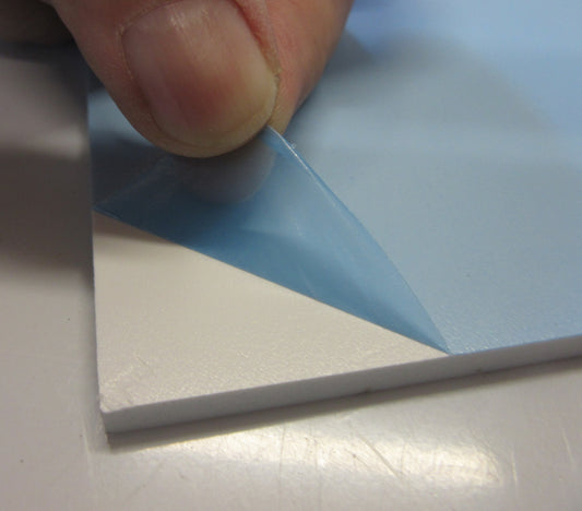 PVC Hartschaumplatte 5mm Zuschnitt weiß 485 x 230mm Excel Plastics Kunststoff Platte