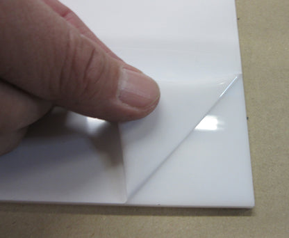 Acryl XT-Platte 5mm Zuschnitt 500 x 422 mm Opal weiß Kunststoffglas Acrylglas