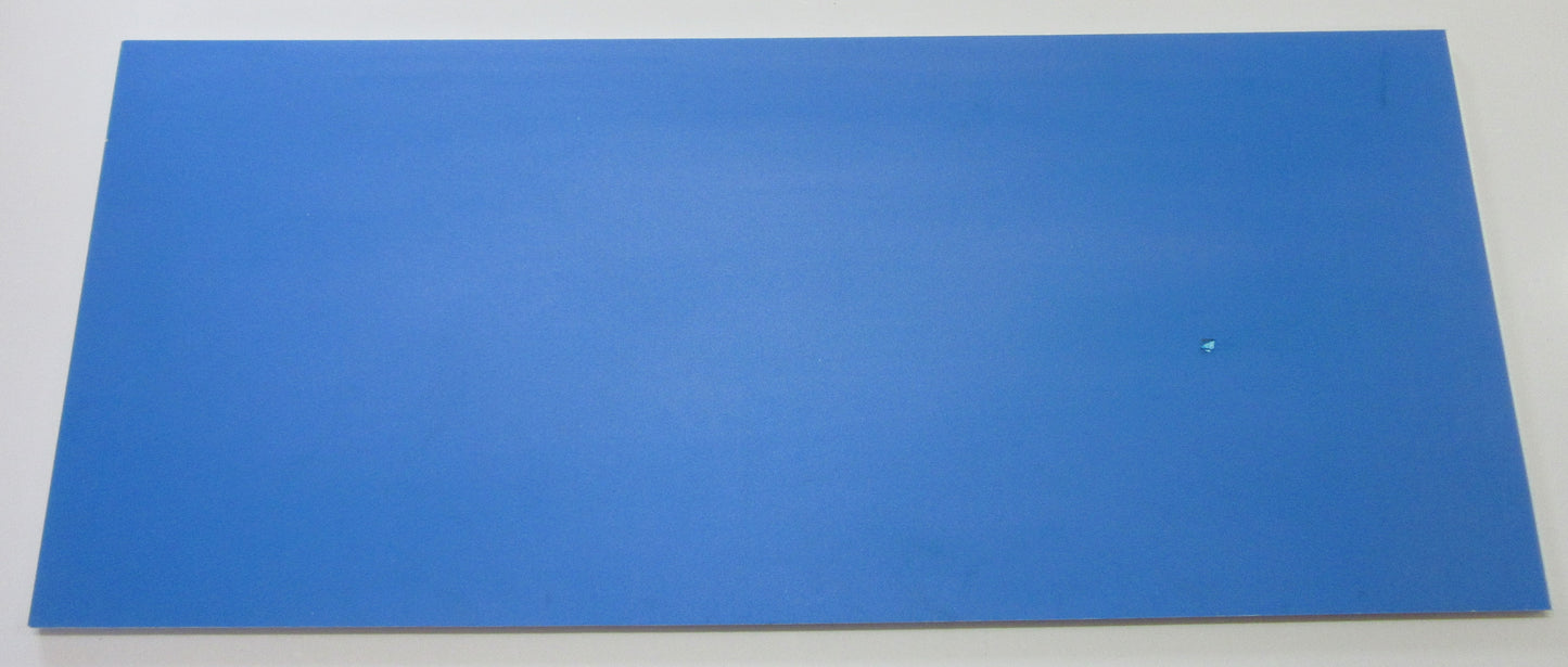 PVC Hartschaumplatte 6mm Zuschnitt Blau lackiert 495 x 210 mm  Kunststoffplatte