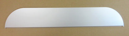 Acryl XT Blende 8mm 701 x 121mm Kunststoff-Licht-Blende Silber, Panel, Leiste, Acrylglas