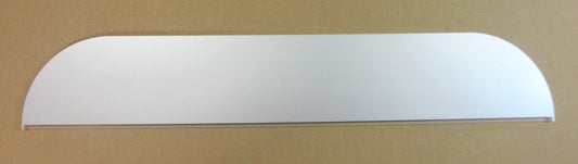 Acryl XT Blende 8mm 701 x 121mm Kunststoff-Licht-Blende Silber, Panel, Leiste, Acrylglas