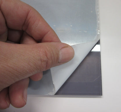 PC UV Platte 6mm Zuschnitt 460 x 282mm Grau getönt Polycarbonat Kunststoffglas