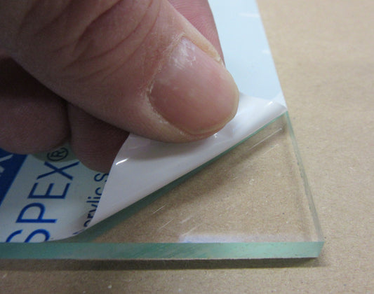 Acryl XT Platte 5mm Zuschnitt 540 x 250mm Kunststoffglas Acrylglas transparent