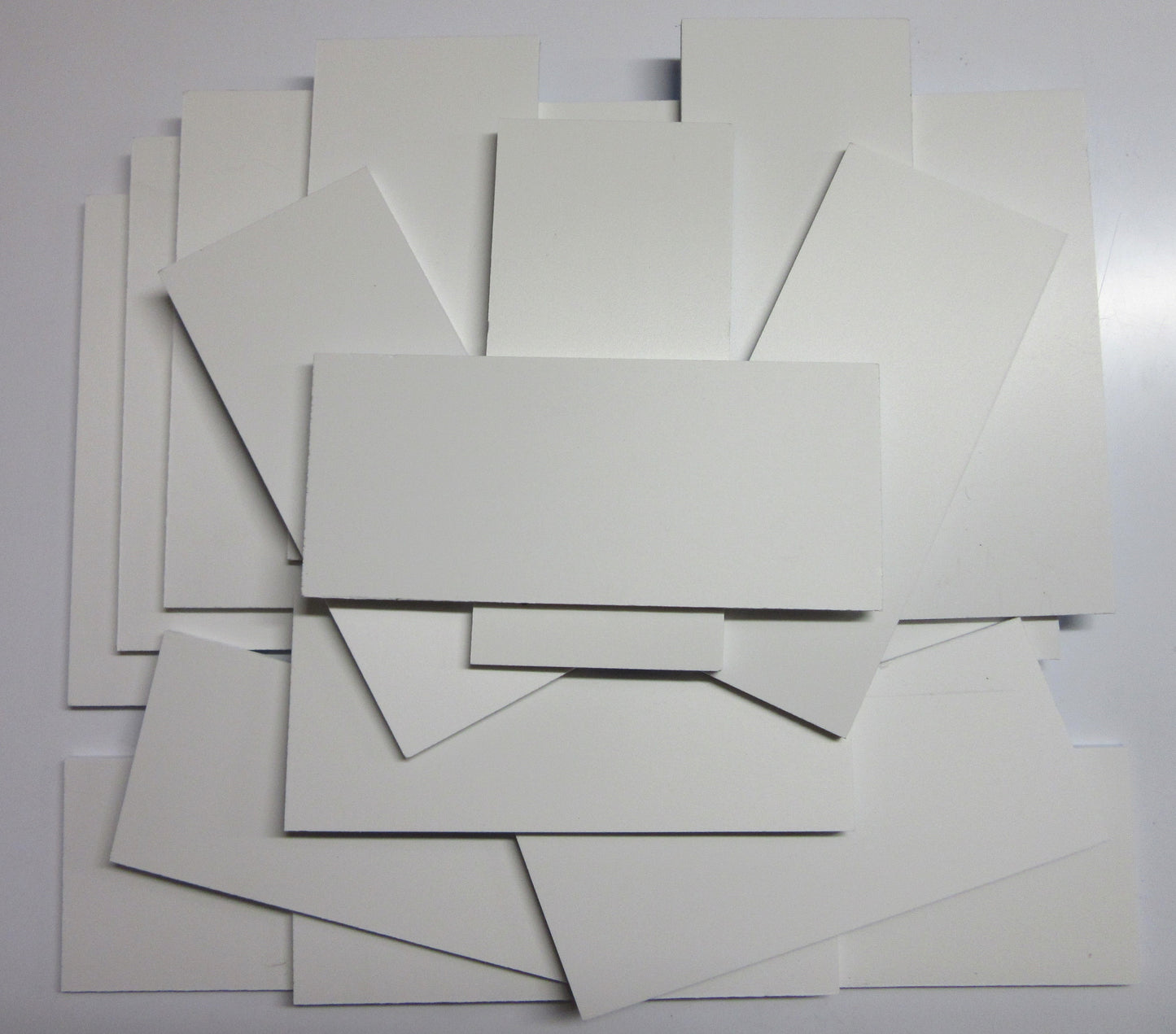 PVC Hartschaumplatten 6mm ca. 1 kg Reste Weiß - Kunststoff Platten
