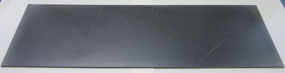 PVC-Hartplatte 6mm Dunkelgrau Zuschnitt 940 x 300mm Technischer Kunststoff