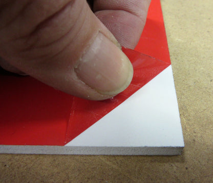 PVC Hartschaumplatte 8mm Zuschnitt weiß 669 x 174 mm - Simopor S Kunststoff Platte