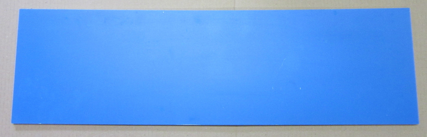 PVC Hartschaumplatte 6mm Zuschnitt Blau lackiert 689 x 201 mm  Kunststoffplatte