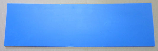 PVC Hartschaumplatte 6mm Zuschnitt Blau lackiert 689 x 201 mm  Kunststoffplatte