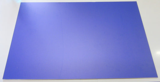 PVC Hartschaumplatte 6mm Zuschnitt Dunkelblau lackiert 689 x 442mm Kunststoffplatte