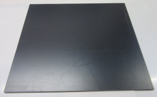 PVC-Hartplatte 6mm Dunkelgrau Zuschnitt 488 x 450mm Technischer Kunststoff