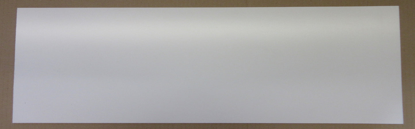 PVC Hartschaumplatte 3mm Zuschnitt weiß 580 x 200 mm - Excel Kunststoff Platte