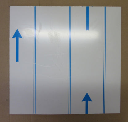 Alu-Verbundplatte 3mm weiß Zuschnitt 415 x 400mm, Deckschicht 0,3mm DIBOND®