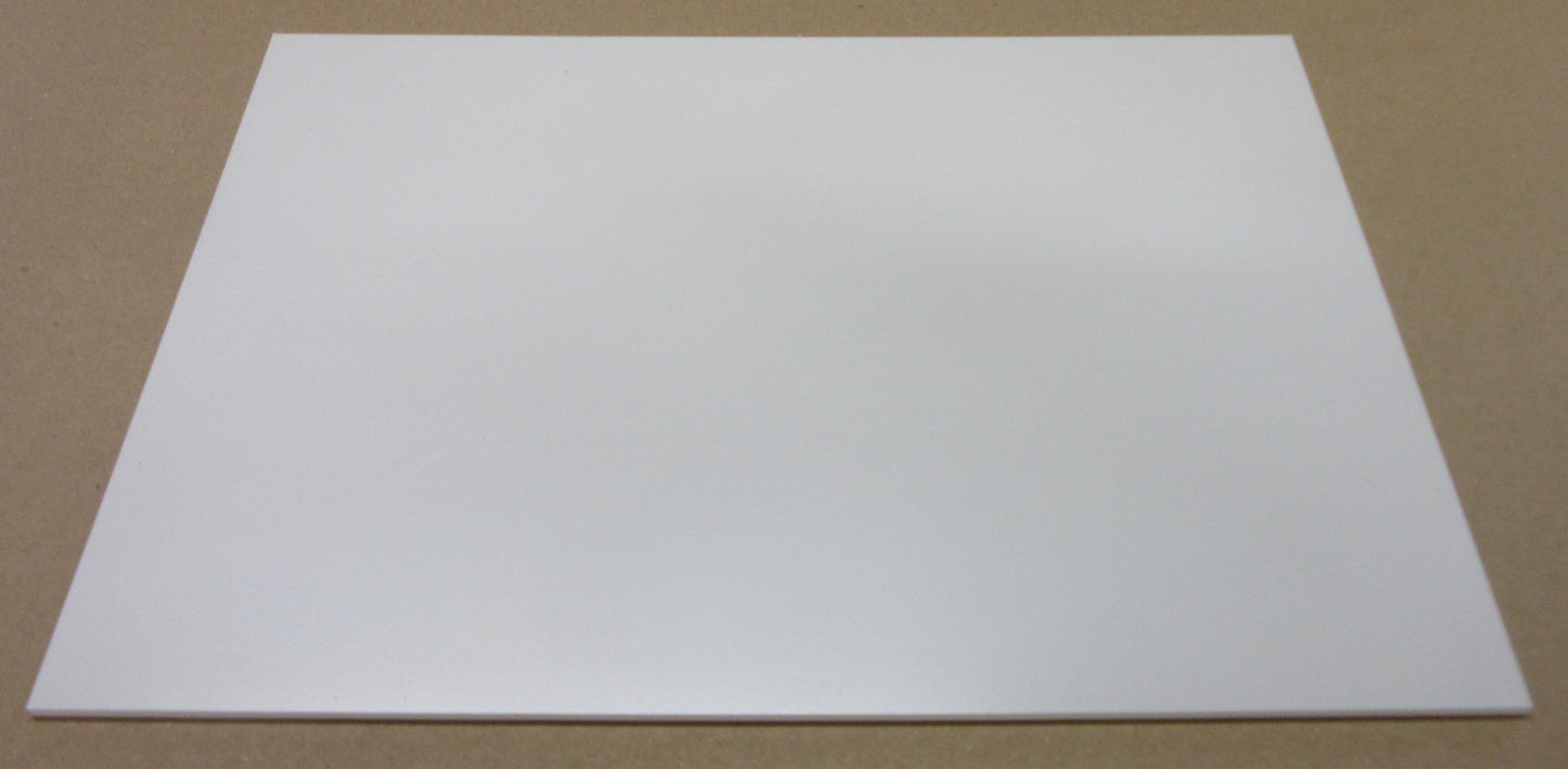 Acryl XT Platte 5mm - DIN A3 420 x 297mm SOFT TONE WO 075 Opal weiß Kunststoff