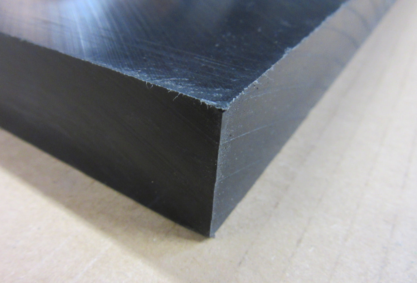 PE HD-500 Platte 25mm Schwarz 681 x 471mm Vollmaterial Technischer Kunststoff