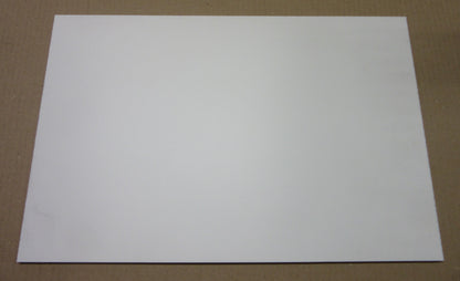 PVC Hartschaumplatte 5mm Zuschnitt weiß 420 x 278mm - Kunststoff Platte
