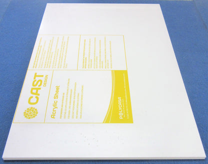 Acryl GS-Platte 8mm DIN A3 420 x 297mm Cast Design Kunststoffglas Polycasa
