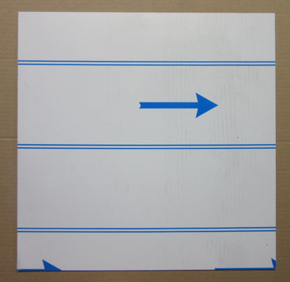 Alu-Verbundplatte 3mm weiß Zuschnitt 400 x 400mm, Deckschicht 0,3mm DIBOND®