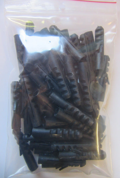 Nylondübel Schwarz RE-Schraub 10mm - 50 Stück