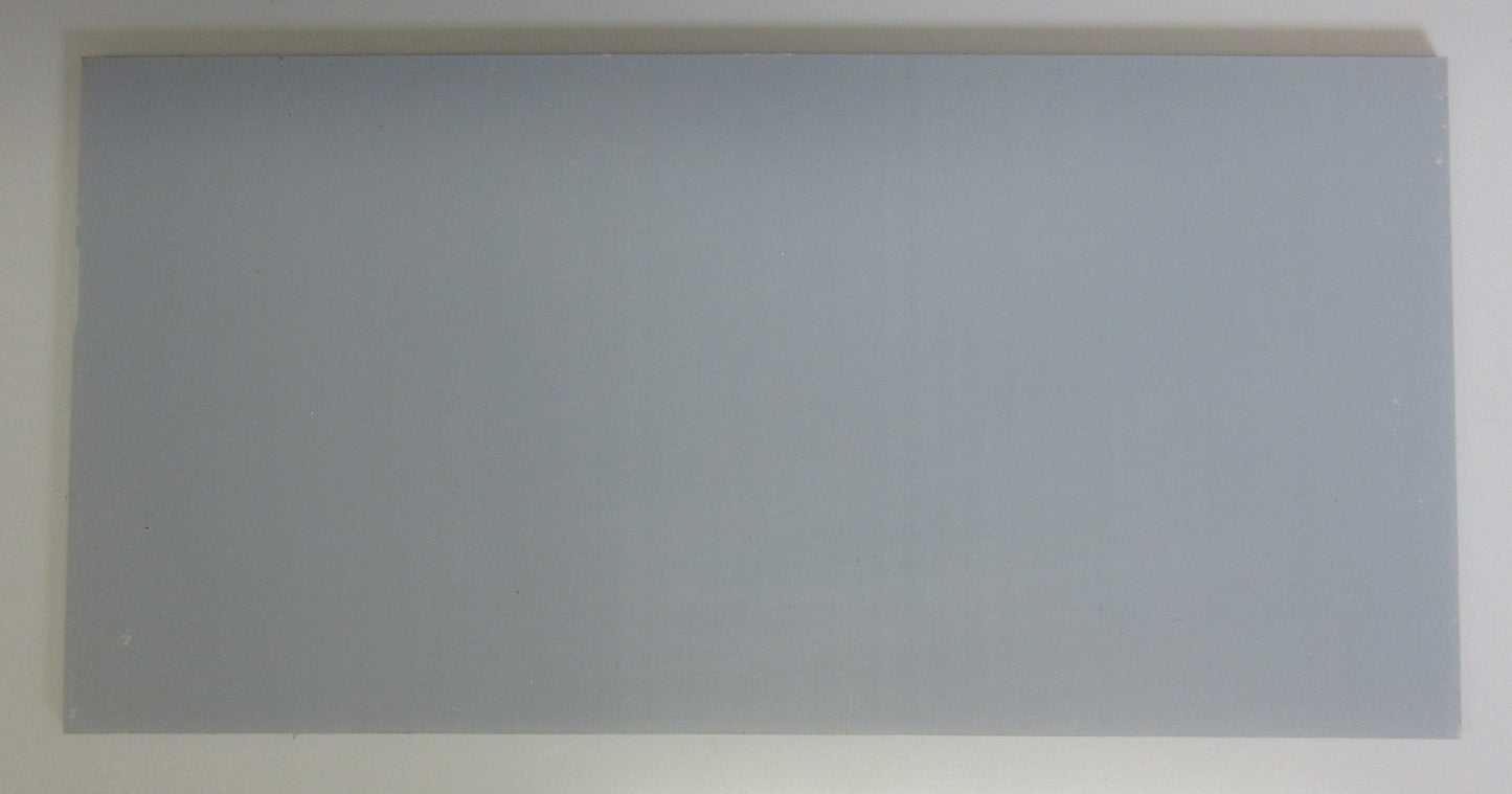 PC UV Platte 6 mm Grau getönt 460 x 227mm Polycarbonat Kunststoffglas