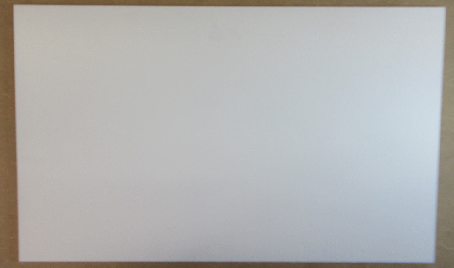 PVC Hartschaumplatte 6mm Zuschnitt Silber lackiert 420 x 262mm - Kunststoffplatte