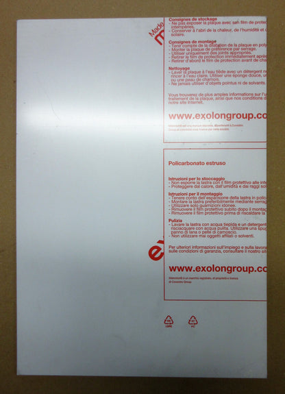 PC Platte 6mm GP 099 MAKROLON® 471 x 329mm Polycarbonat Kunststoffglas klar