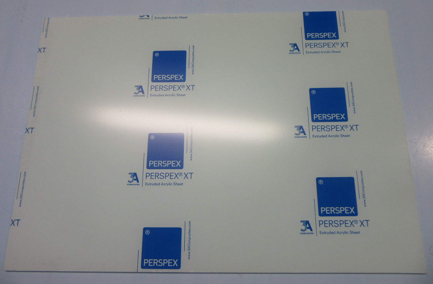 Acryl XT Platte 4mm Zuschnitt 420 x 290/280mm Kunststoffglas klar, Acrylglas