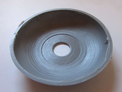 Rosette 60mm, Loch 12mm Kunststoff Grau – Rund