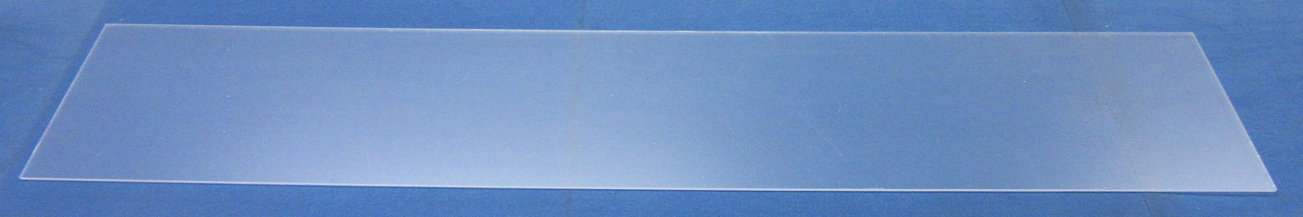 Perspex® CC-Platte 4mm 996 x 197/188mm Zuschnitt Kunststoffglas Acrylglas klar
