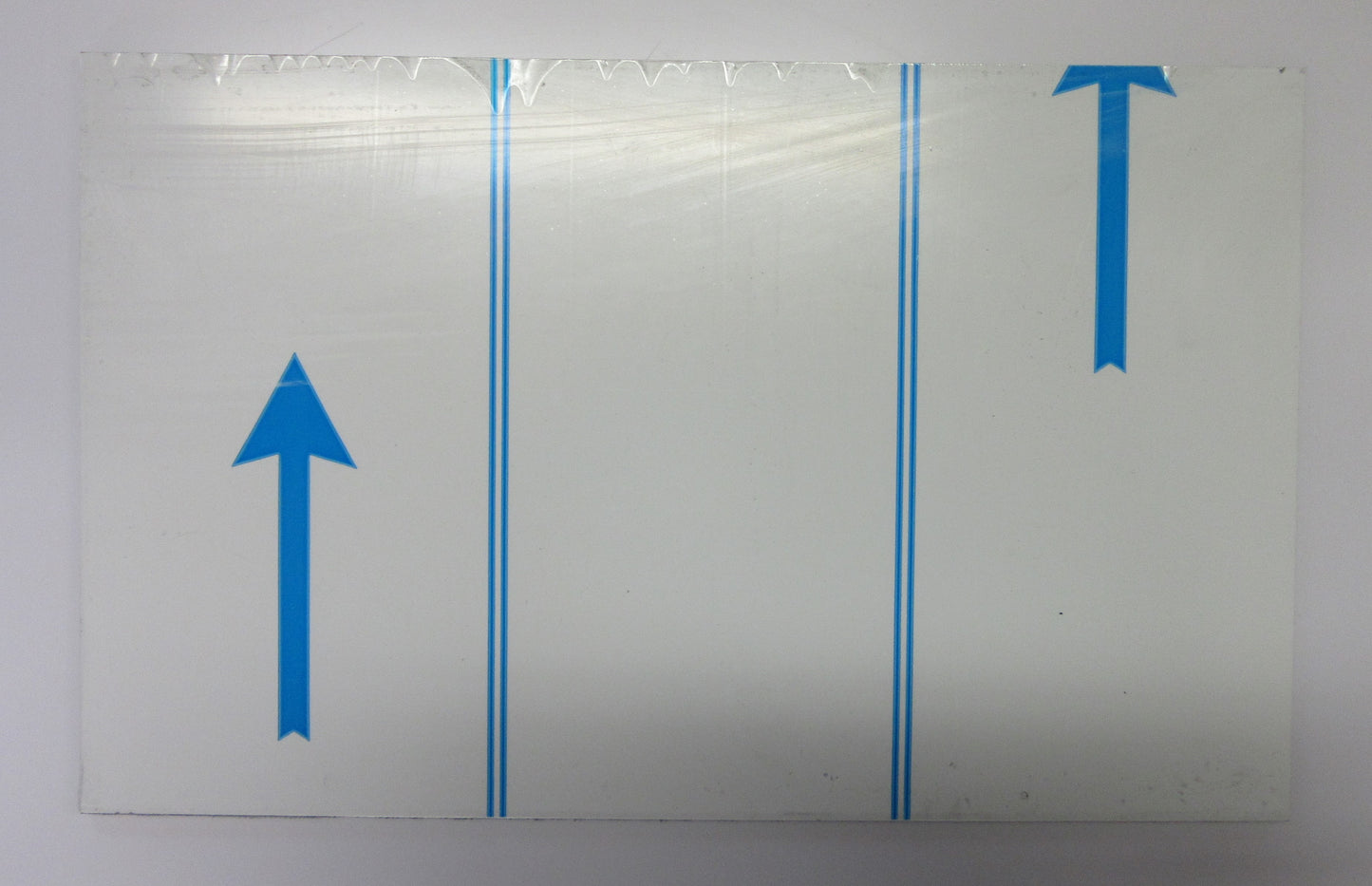 Alu-Verbundplatte 4mm weiß Zuschnitt 385 x 245mm, Deckschicht 0,3mm DIBOND®