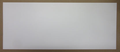PVC Hartschaumplatte 6mm Zuschnitt hellgrau/Weiß 646 x 267mm Kunststoff Platte