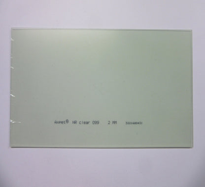 PET-A Platte 2mm Axpet® NR clear 099 Zuschnitt 297 x 215mm Kunststoffplatte
