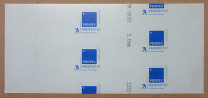 Acryl XT Platte 5mm Zuschnitt 540 x 245mm Kunststoffglas Acrylglas transparent
