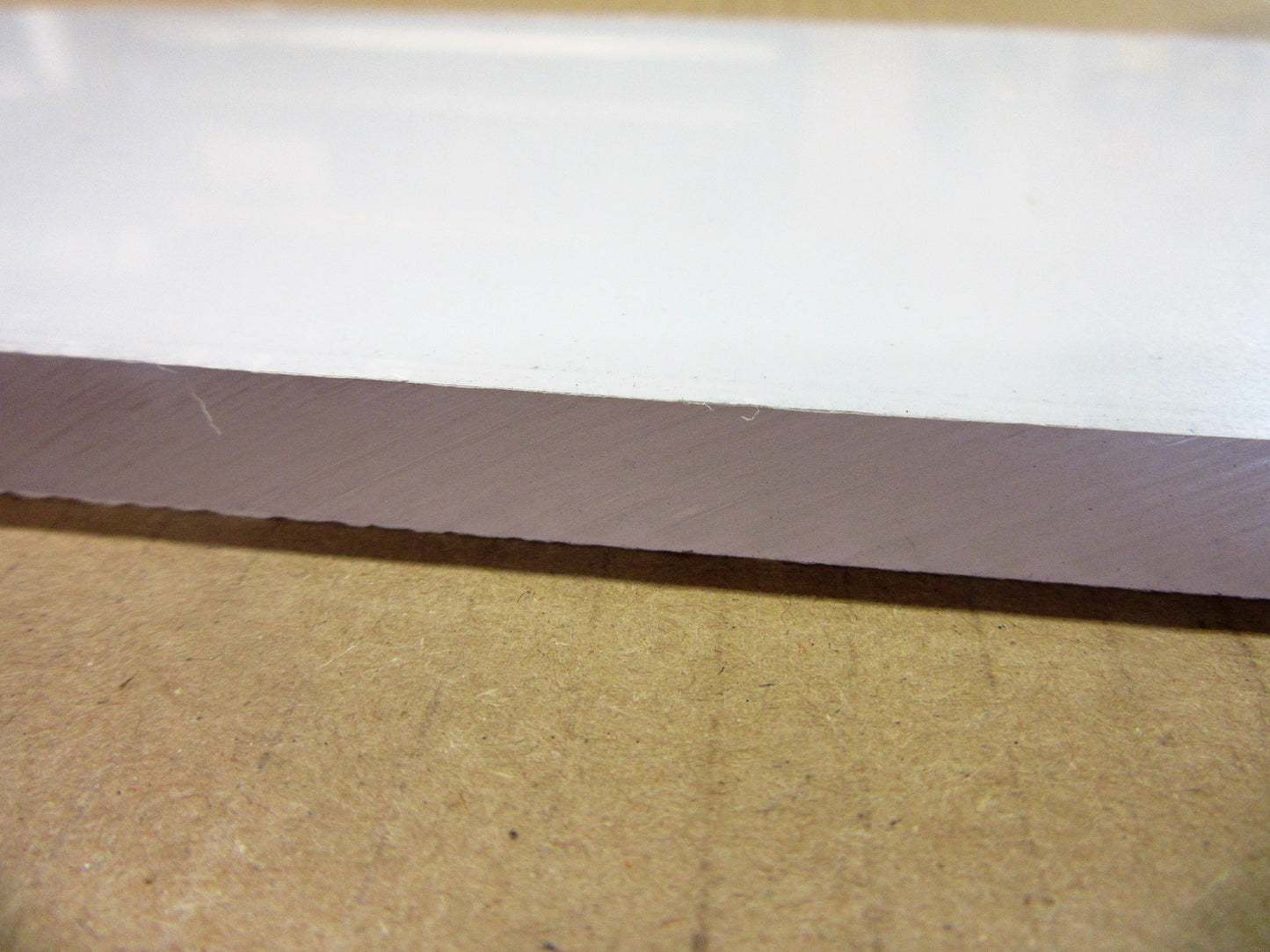 PC Platte 10mm Zuschnitt 1255 x 134mm Kunststoffglas transparent Polycarbonat
