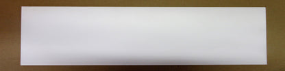 PVC Hartschaumplatte 6mm Zuschnitt weiß 610 x 145mm - Simopor S Kunststoff Platte