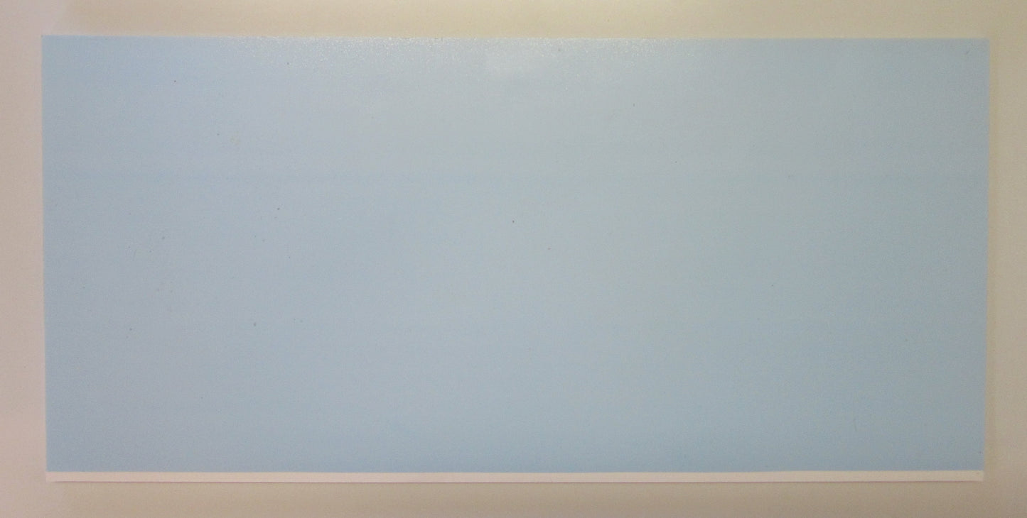 PVC Hartschaumplatte 5mm Zuschnitt weiß 485 x 230mm Excel Plastics Kunststoff Platte