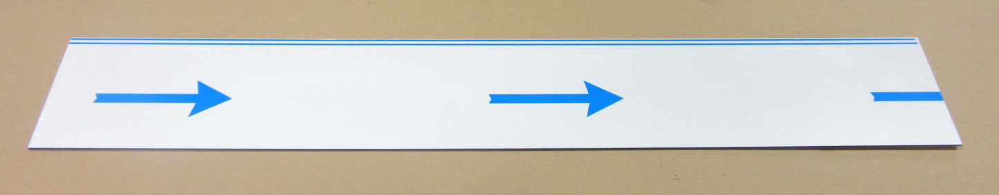 Alu-Verbundplatte 3mm weiß Zuschnitt 746 x 145mm, Deckschicht 0,3mm DIBOND®