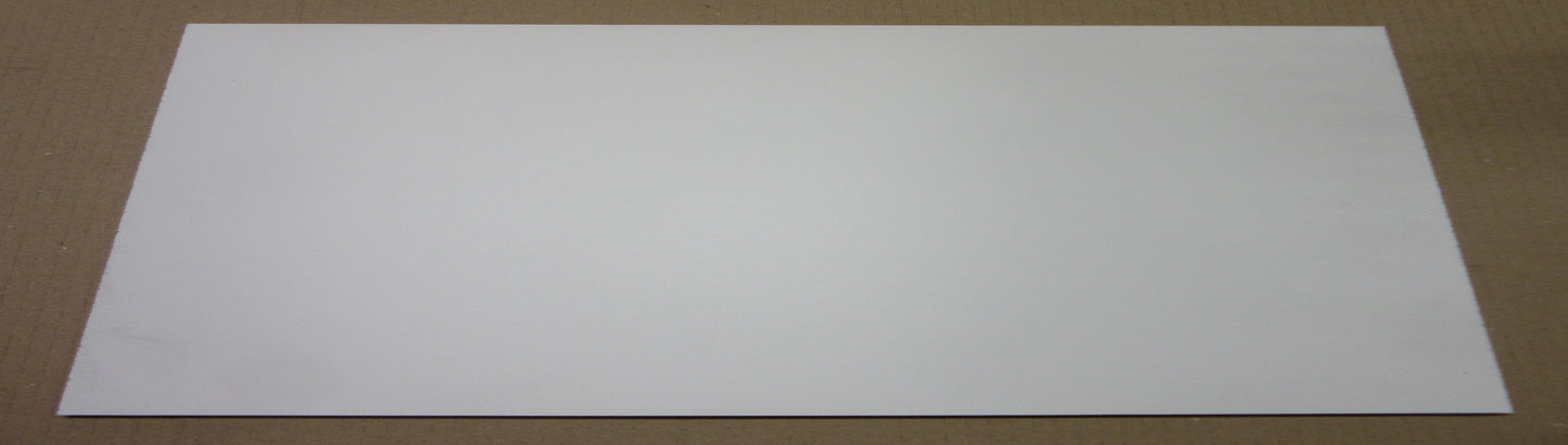 PVC Hartschaumplatte 5mm Zuschnitt weiß 453 x 200mm - Kunststoff Platte