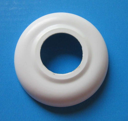 Rosette 50mm, Loch 20mm Kunststoff Weiß – Rund