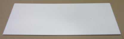 PVC Hartschaumplatte 8mm Zuschnitt weiß 670 x 292 mm - Excel Kunststoff Platte