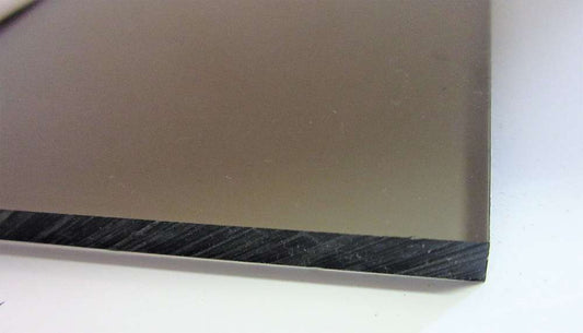 PC UV Platte 5mm Zuschnitt 1095 x 125mm MAKROLON® UV Bronze 2850 Polycarbonat