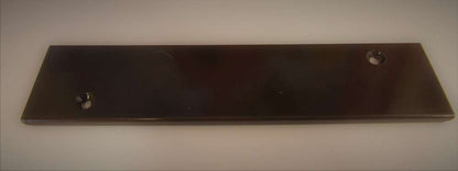 Alu-Endkappe Braun für Balkonbretter 131,5 x 31mm für Stoßverbindung - Kömabord