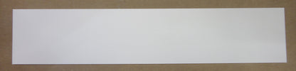 PVC Hartschaumplatte 6mm Zuschnitt weiß 463 x 120mm Kunststoff Platte