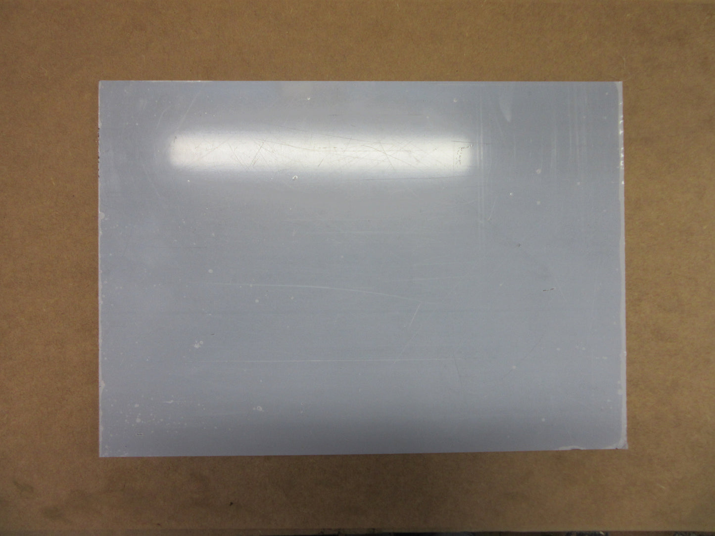 PC UV Platte 6mm Grau getönt 297 x 207mm Polycarbonat Kunststoffglas