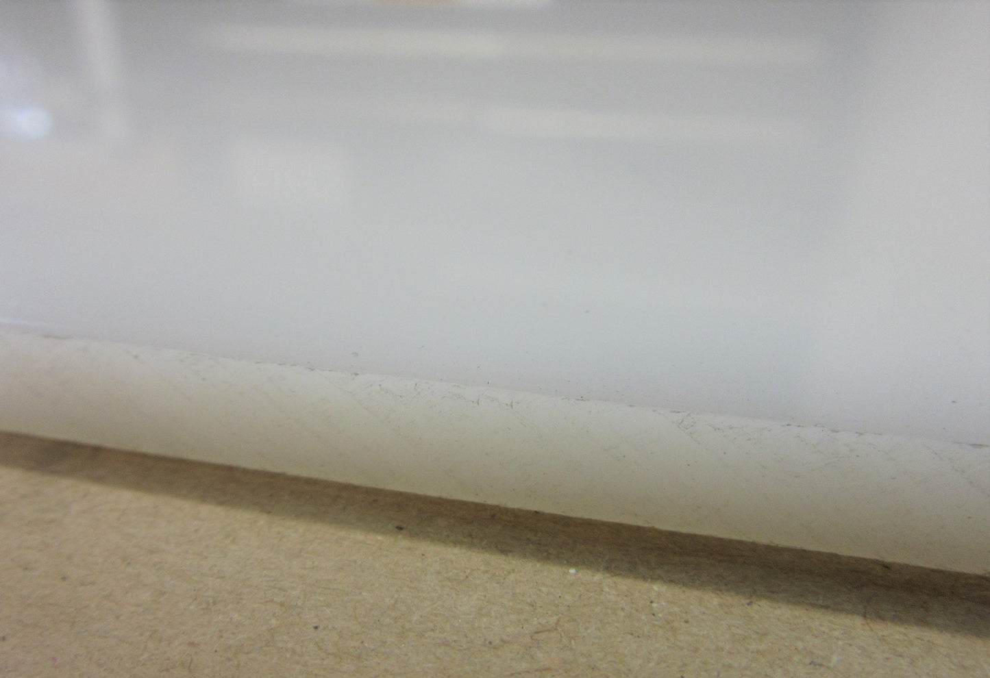 PE 100 Platte 6mm Natur 980 x 498mm Vollmaterial Technischer Kunststoff