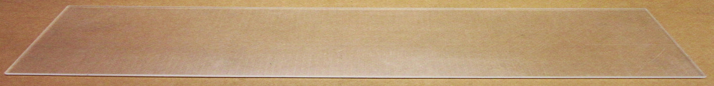 Acryl XT Platte 6mm Zuschnitt 765 x 125mm Kunststoffglas Transparent, Acrylglas