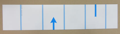 Alu-Verbundplatte 3mm weiß Zuschnitt 695 x 150mm, Deckschicht 0,3mm DIBOND®