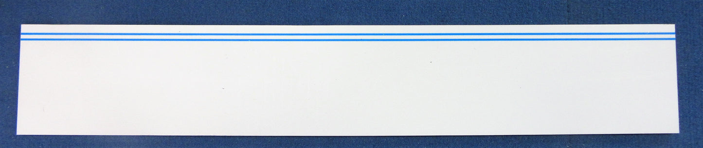 Alu-Verbundplatte 3mm weiß Zuschnitt 500 x 77mm, Deckschicht 0,3mm DIBOND®